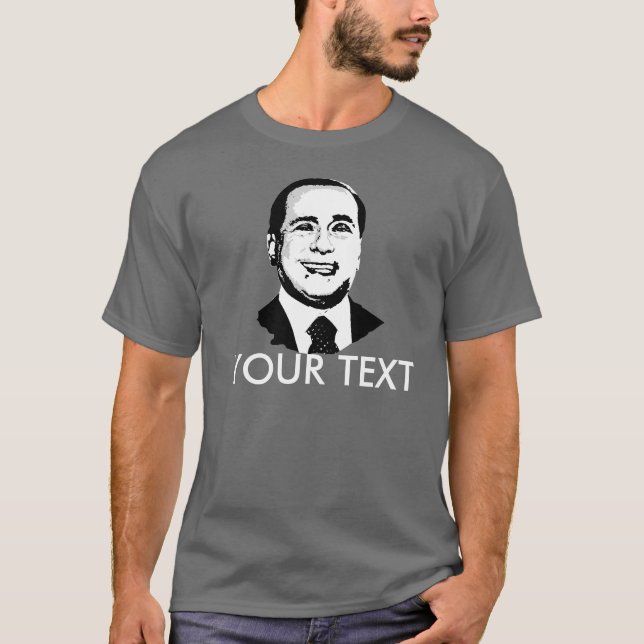 Silvio Berlusconi Tee Shirt (Framsida)