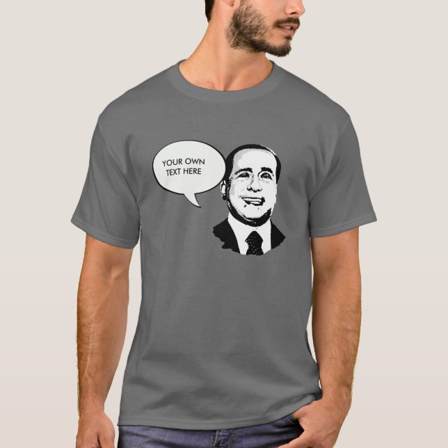 Silvio Berlusconi Tee Shirt (Framsida)