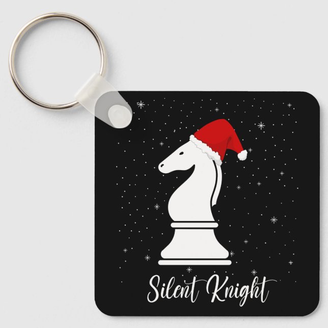 Silvio Knight chess biet-julstrategispel Nyckelring (Framsida)