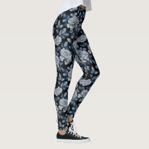 Silvriga Träningskläder Gardenias Inspirerad Mors Leggings