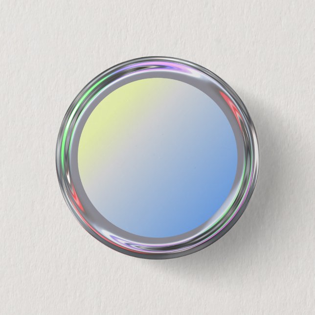 Silvrigt knäppas för text, logotyp, avbildar knapp (Framsida)