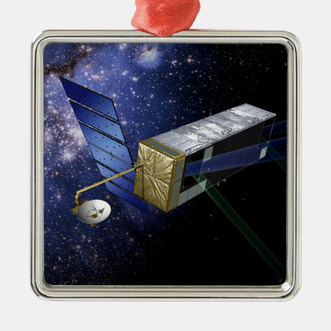 SIM PlanetQuest Julgransprydnad Metall (Framsidan)