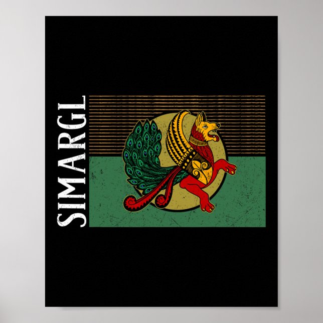 Simargl hedendom Hund Nordisk härkomst Nationalist Poster (Framsidan)