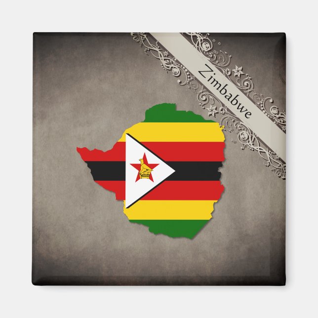 Simbabwe Magnet (Framsidan)