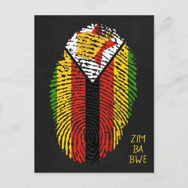 Simbabwe Vykort (Framsida)