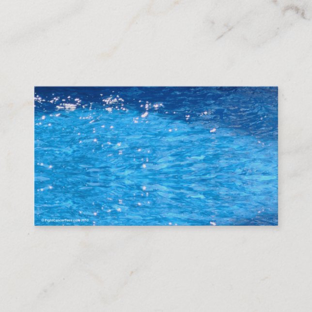 Simbassäng Visitkort (Framsida)