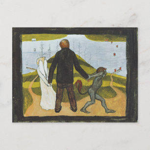 Simberg Vägskälet Tienhaarassa CC0425 Vykort