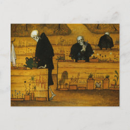 Simbergs dödsbod-vykort vykort