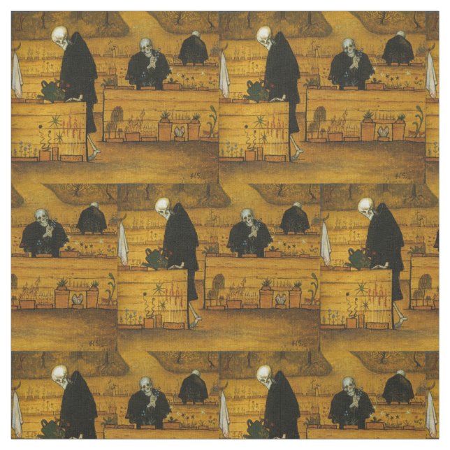 Simbergs Garden of Death art-väv Tyg (Provkarta)