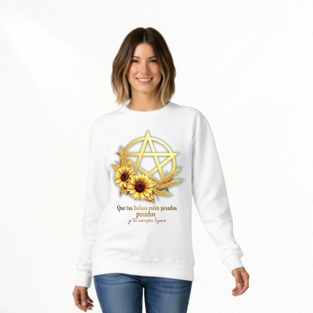 Símbolo sagrado de Abundancia y Prosperidad T Shirt (Alegre y elegante para elle que ama la naturaleza, los símbolos paganos wiccanos y celtas)