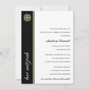 Simcha Pub Mitzvah-inbjudan Inbjudningar