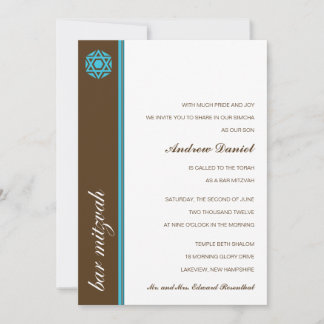 Simcha Pub Mitzvah-inbjudan Inbjudningar
