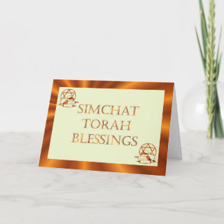 Simchat Torah judisk helgdag Chag Sameach Helgkort