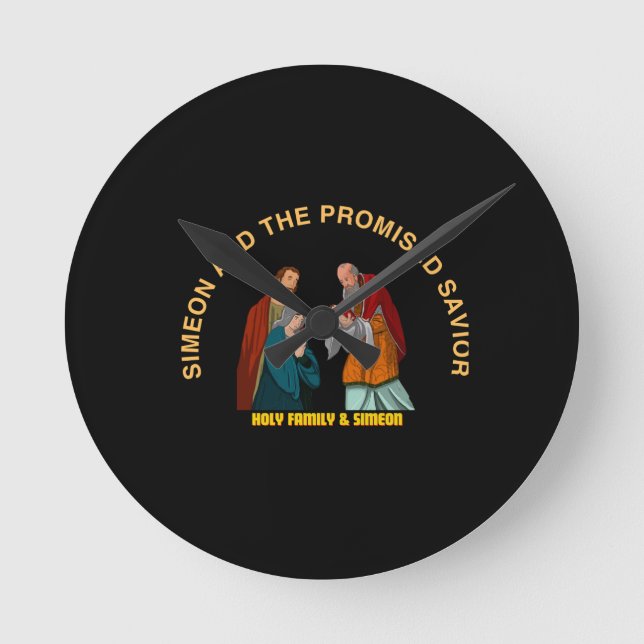 SIMEON AND THE PROMISED SAVIOR RUND KLOCKA (Framsida)