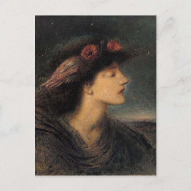 Simeon Solomon Night CC0419 Favorite Postcard Vykort (Framsida)