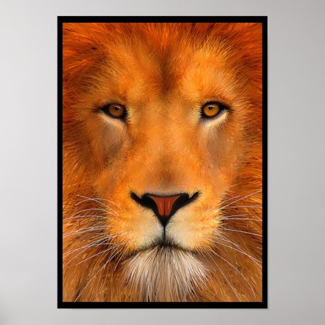 Simha Lejon Poster (Framsidan)