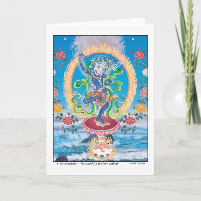 SIMHAMUKHA KORT (Framsida)