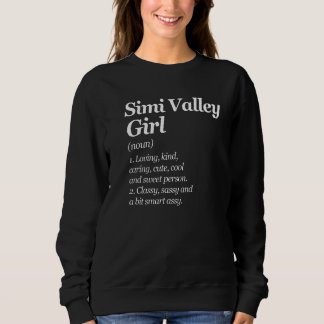 Simi Valley Girl Definition California Ca Humor T Shirt