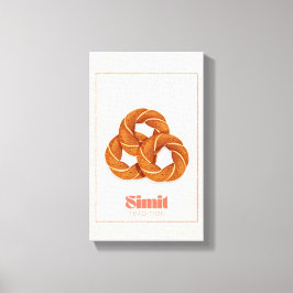 Simit Turkiskt Sesambröd Traditionell Canvas Poste