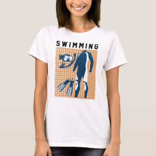 Simkläder och ogglar t shirt