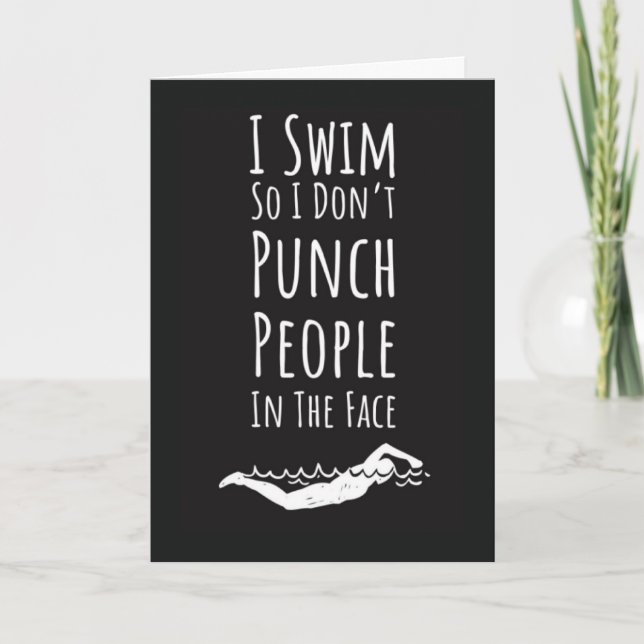 Simkort Simförbund Simmare Idrottsutövare Sportgre Kort (Framsida)