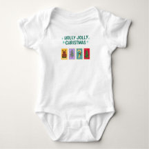 Simly Holly Jolly Helgdag jul Baby Shirt