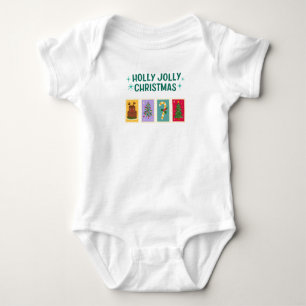 Simly Holly Jolly Helgdag jul Baby Shirt T Shirt