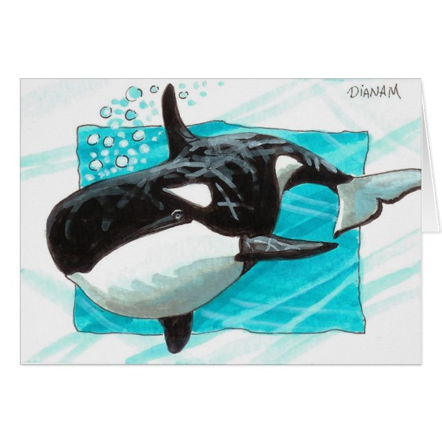 Simma Along Hälsningskort (Framsidan Horizontal)