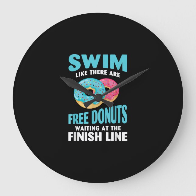 Simma Älskare - Simma som Re är gratis donationer Stor Klocka (Framsida)