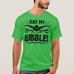 Simma Ät mina bubblor Swimming T Shirt
