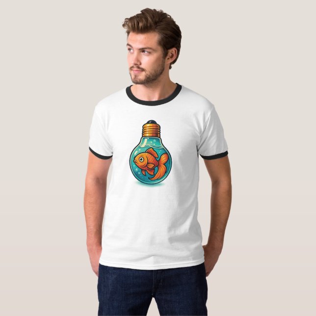 Simma av ljusa idéer - T-Shirt (Hel framsida)