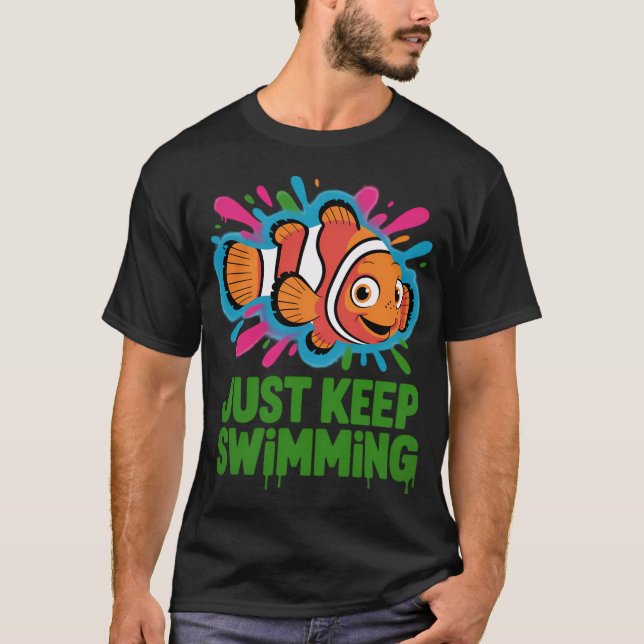 Simma bara vidare t shirt (Framsida)