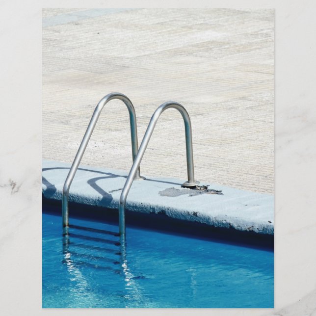 Simma bassäng reklamblad (Framsidan)