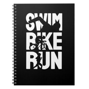 Simma Bike Springa Anteckningsbok