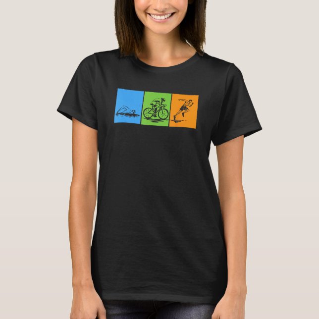 Simma Bike Springa Design Manar Women Tri T Shirt (Framsida)