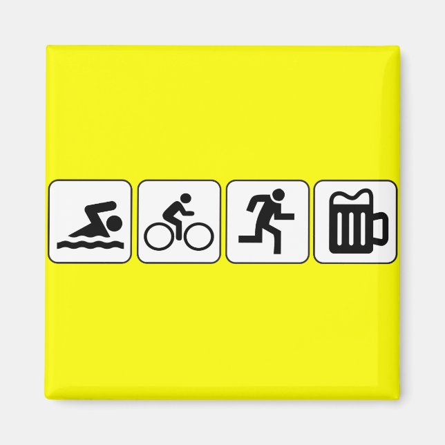 Simma Bike Springa Drink Magnet (Framsidan)