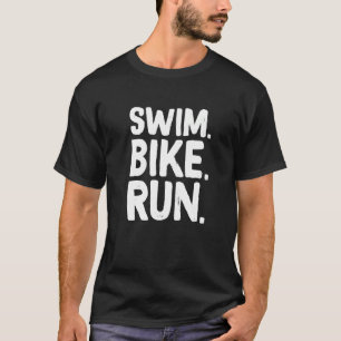 Simma Bike Springa Graphic Running Swimming Cyclin T Shirt