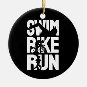 Simma Bike Springa Julgransprydnad Keramik