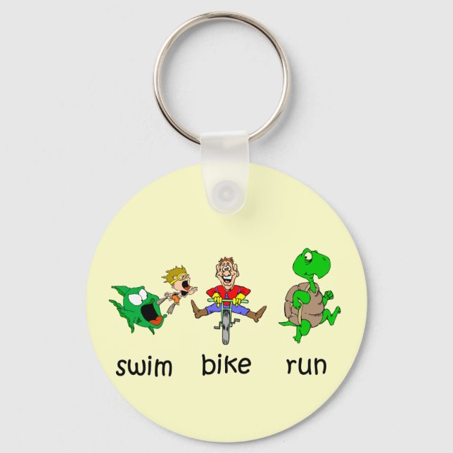 Simma Bike Springa Nyckelring (Framsida)