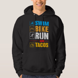 Simma Bike Springa & Tacos Fars dag Hoodie