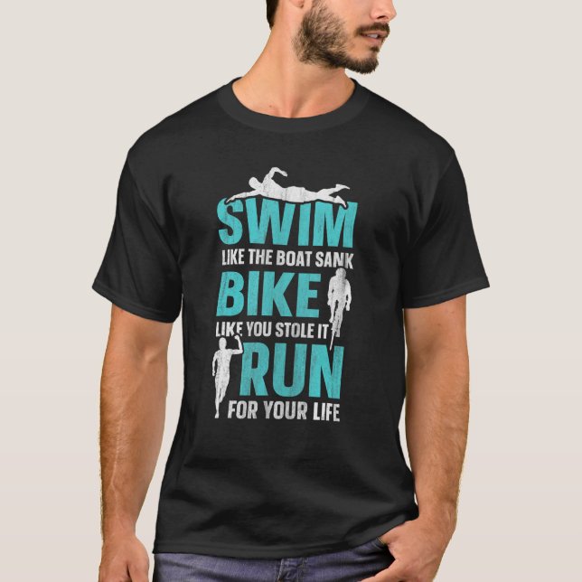Simma Bike Springa Triathlon 1 T Shirt (Framsida)