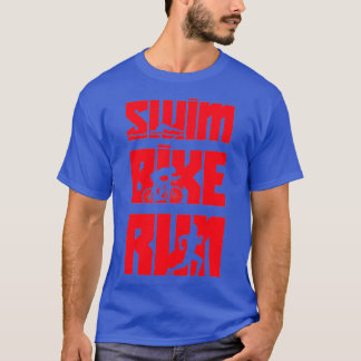 Simma Bike Springa Triathlon Athletics Marathon li T Shirt