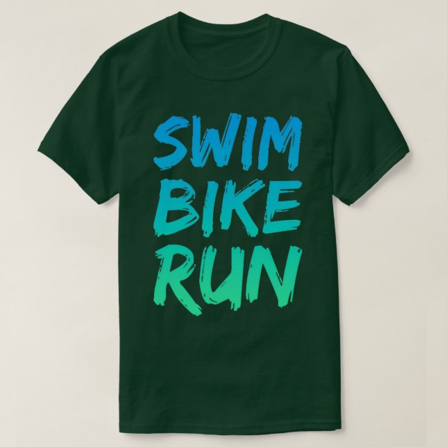 Simma Bike Springa Triathlon coola design 3 T Shirt (Design framsida)
