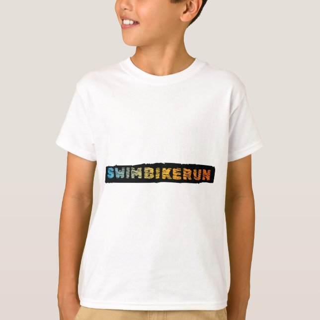 Simma Bike Springa, Triathlon coola design Tee (Framsida)