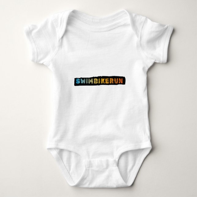 Simma Bike Springa, Triathlon coola design Tee Shirt (Framsida)