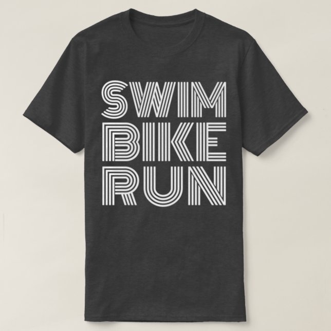 Simma Bike Springa Triathlon-design T Shirt (Design framsida)