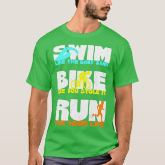 Simma Bike Springa Triathlon Grunge 3 T Shirt