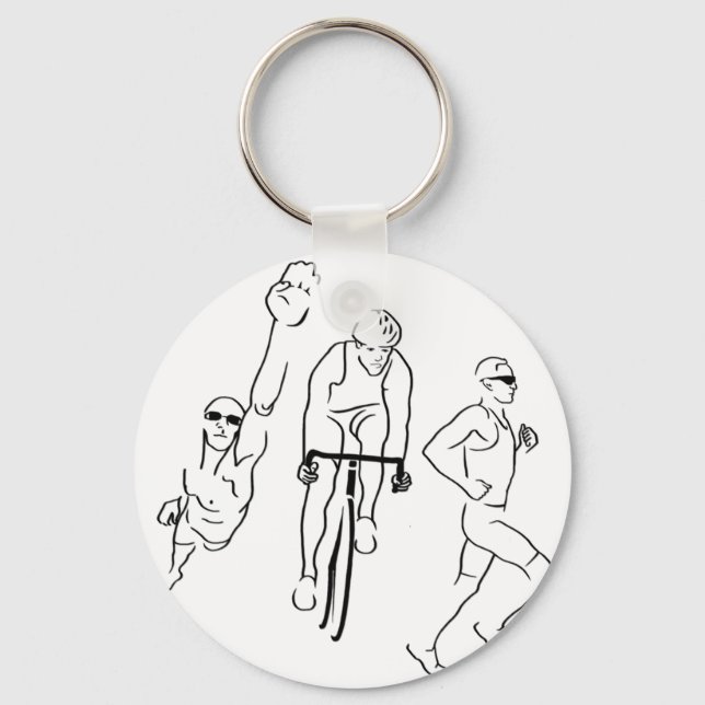 Simma Bike Springa Triathlon Nyckelring (Framsida)
