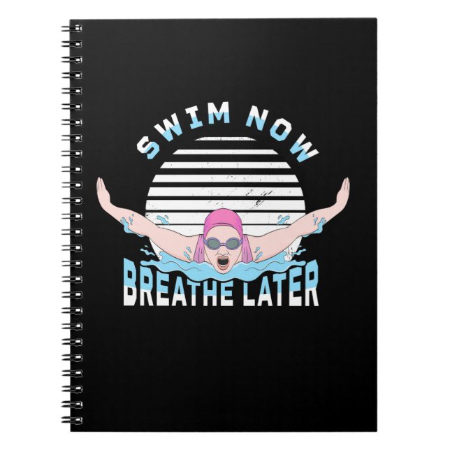 Simma Breathe Senare Anteckningsbok (Framsidan)