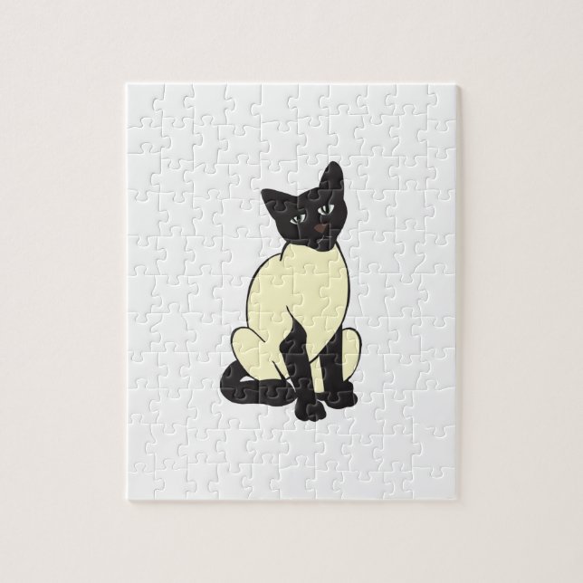 Simma Cat Pet Cute Destiny Animals Pussel (Vertikal)